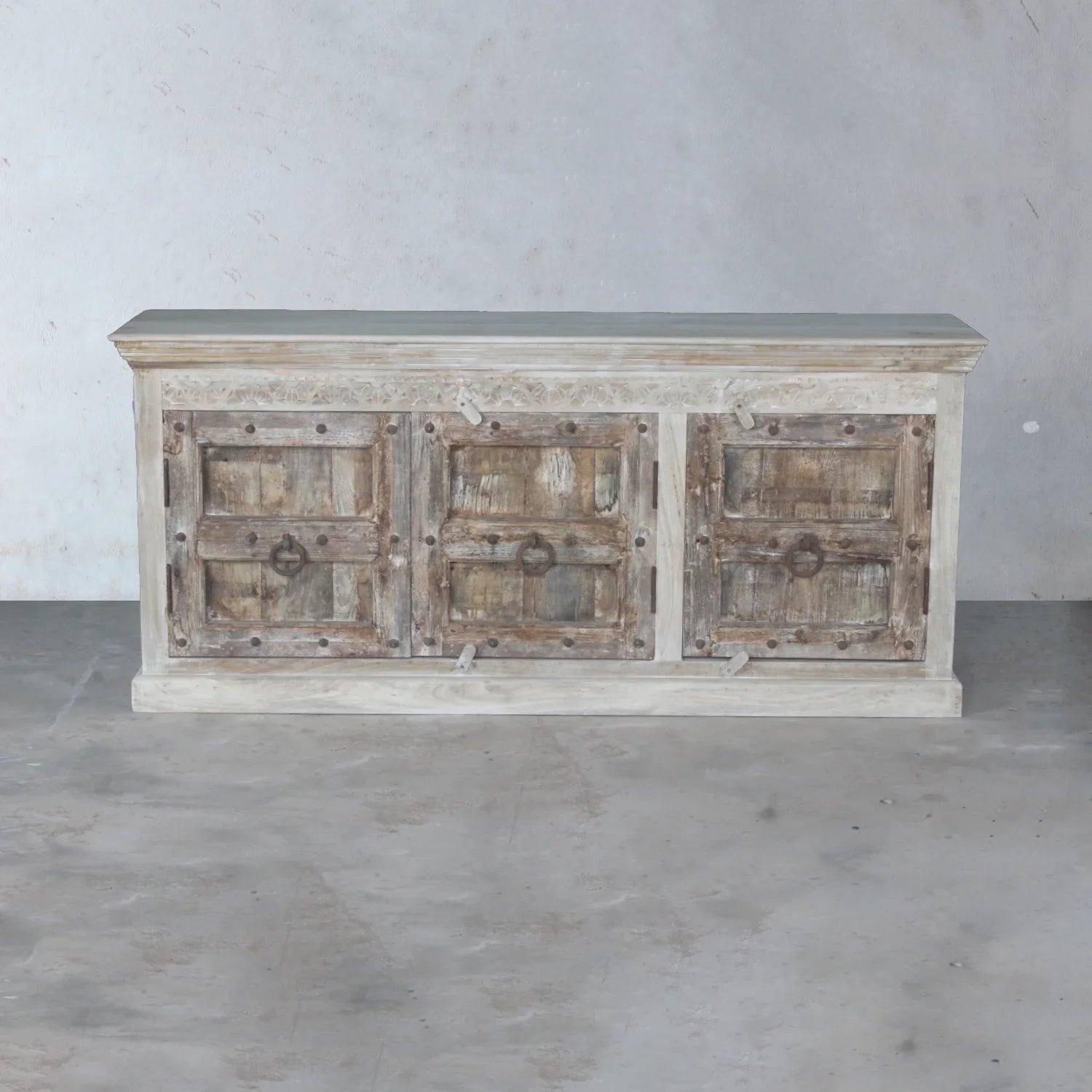 Vintage Indian Timber Sideboard - 180x45x80cm | Assorted Designs