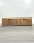 Natural Teak Entertainment Unit - 220cm Length