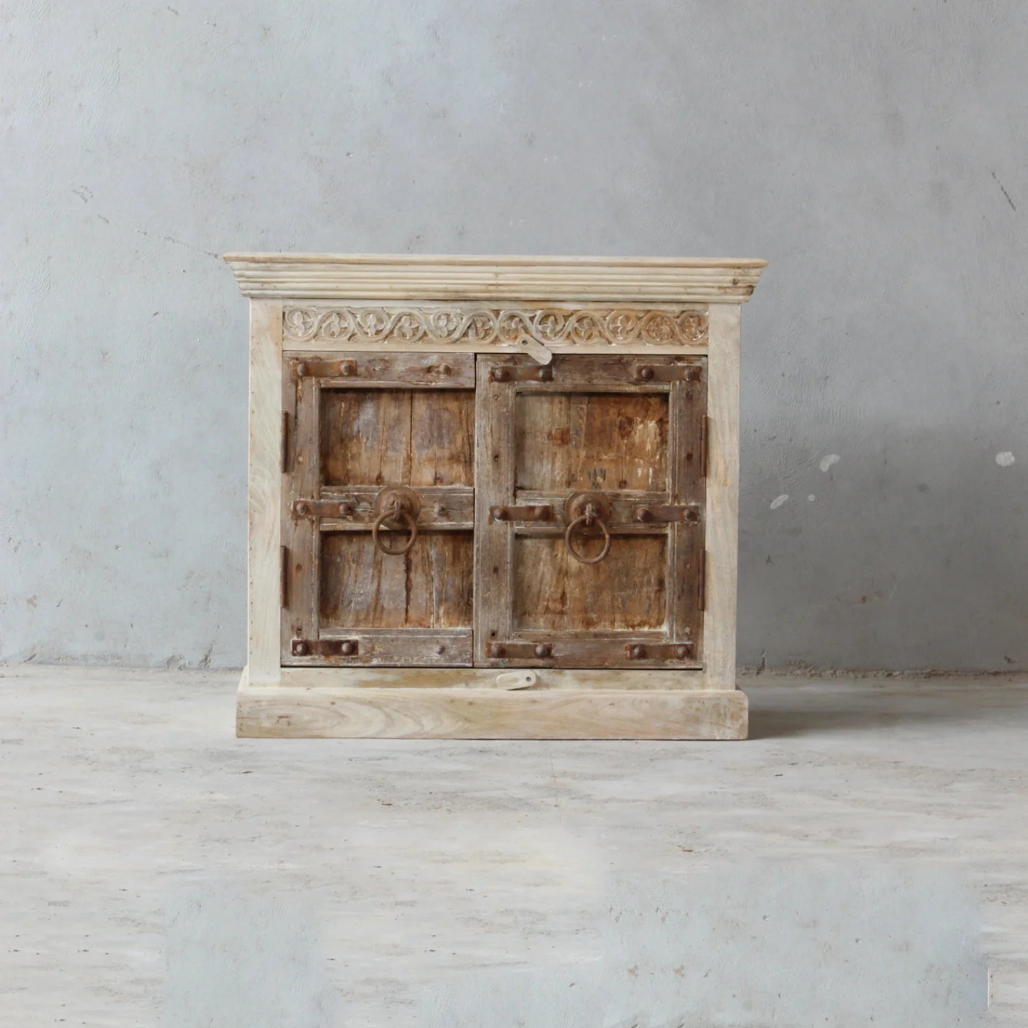 Vintage Indian Timber Vanity 11 - 90cm Length
