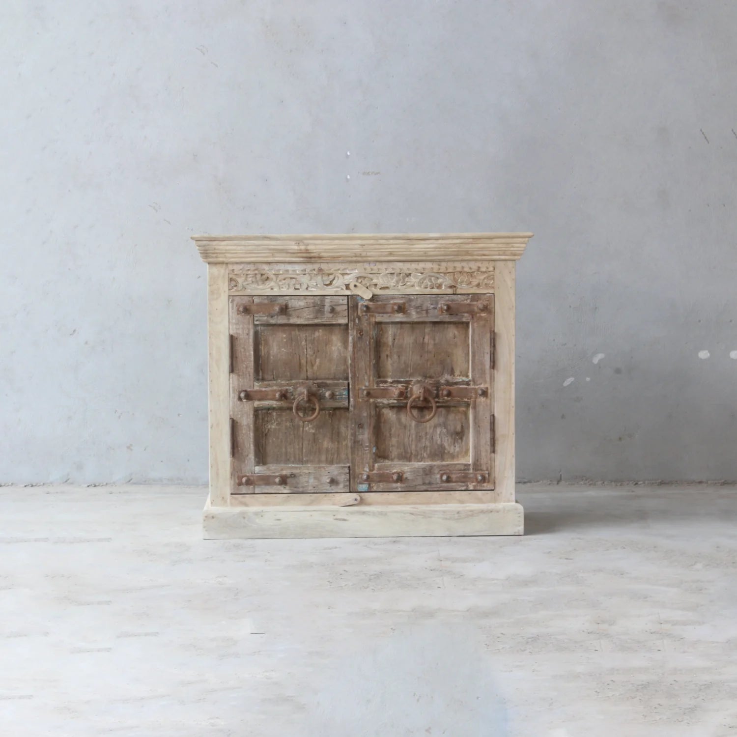 Vintage Indian Timber Vanity 12 - 90cm Length