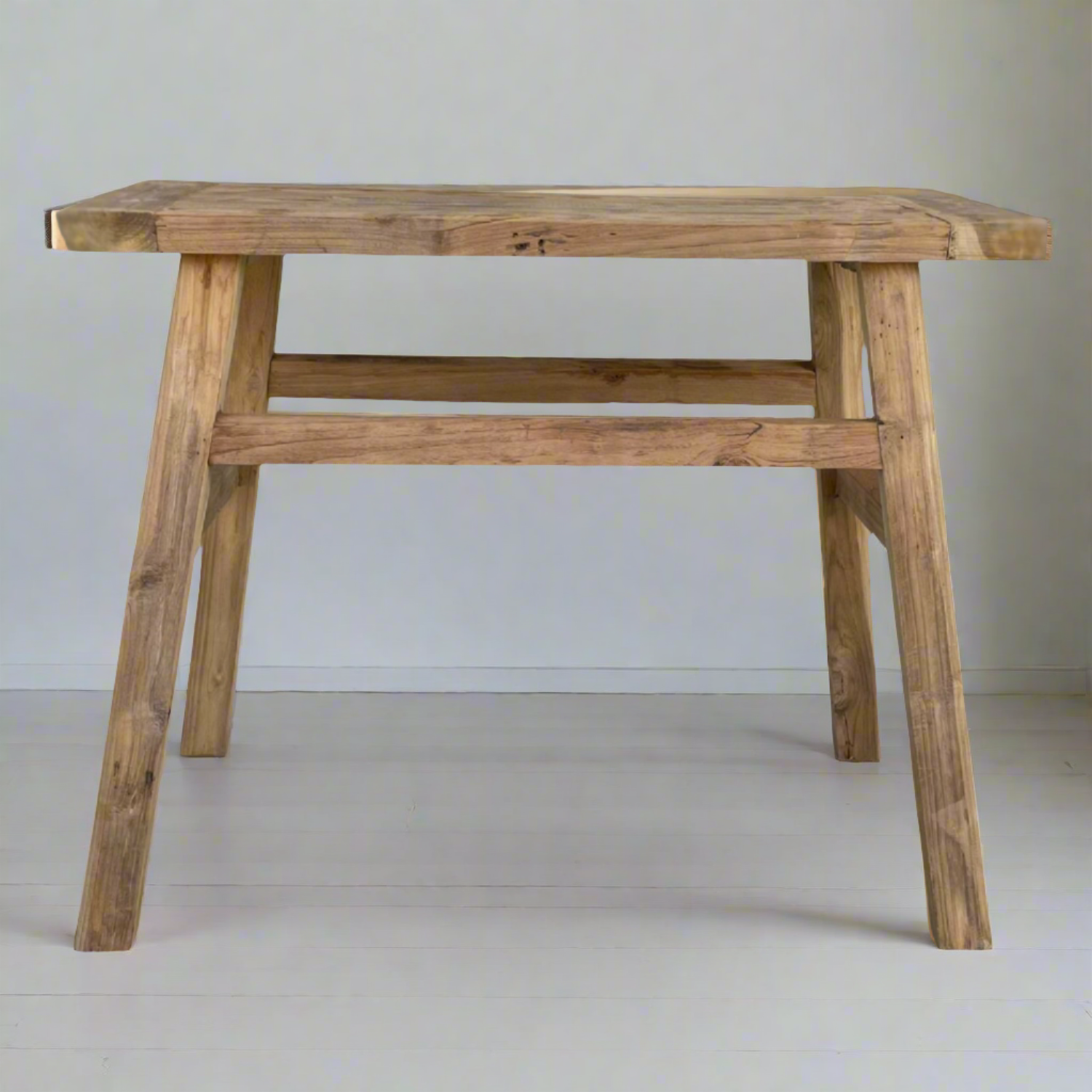 Rustic Teak Console Table  - 100cm Length | Made To Order