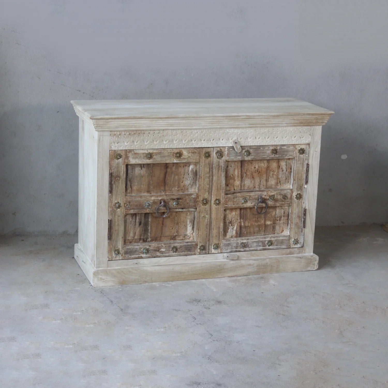 Vintage Indian Timber Vanity - 120x45x80cm | Assorted Designs