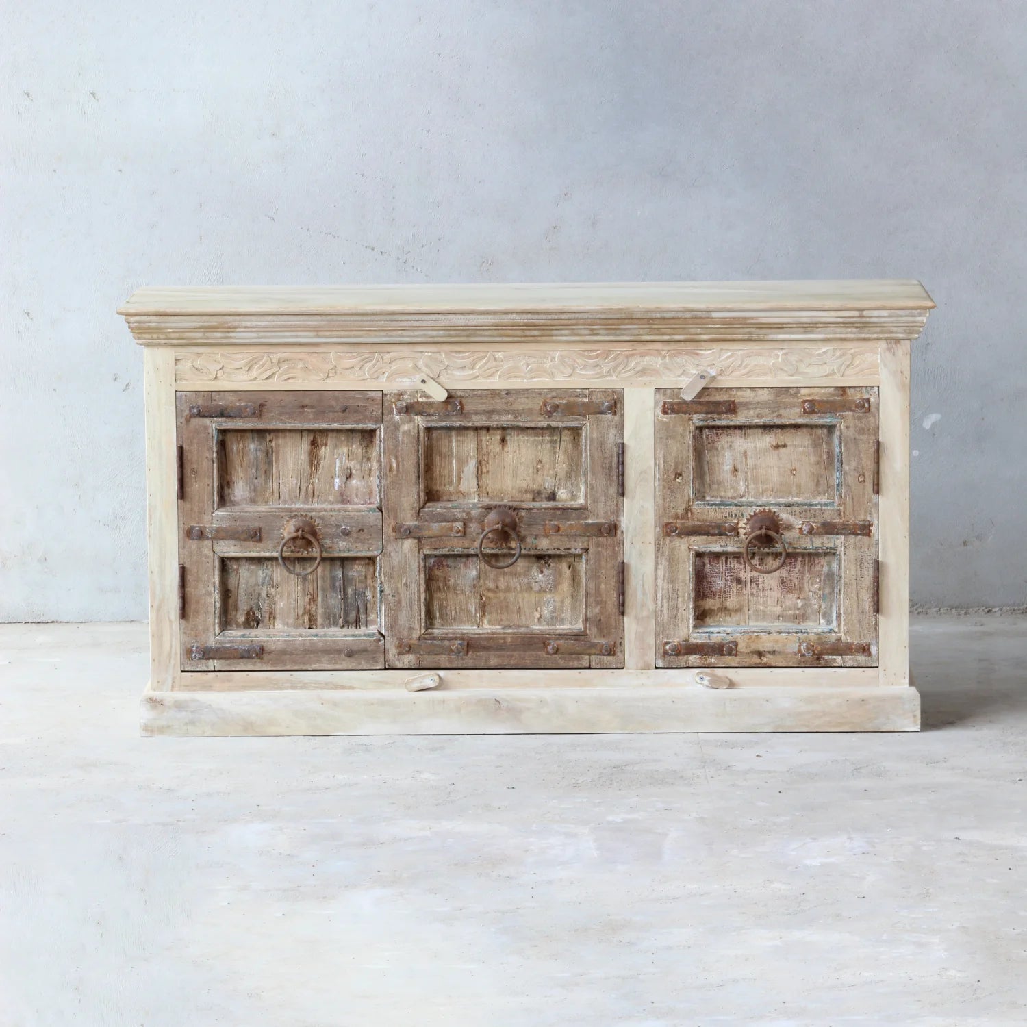 Vintage Indian Timber Sideboard - 150x40x80cm | Assorted Designs