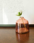 Handblown Hammered Glass Bud Vases: Blush / Bella