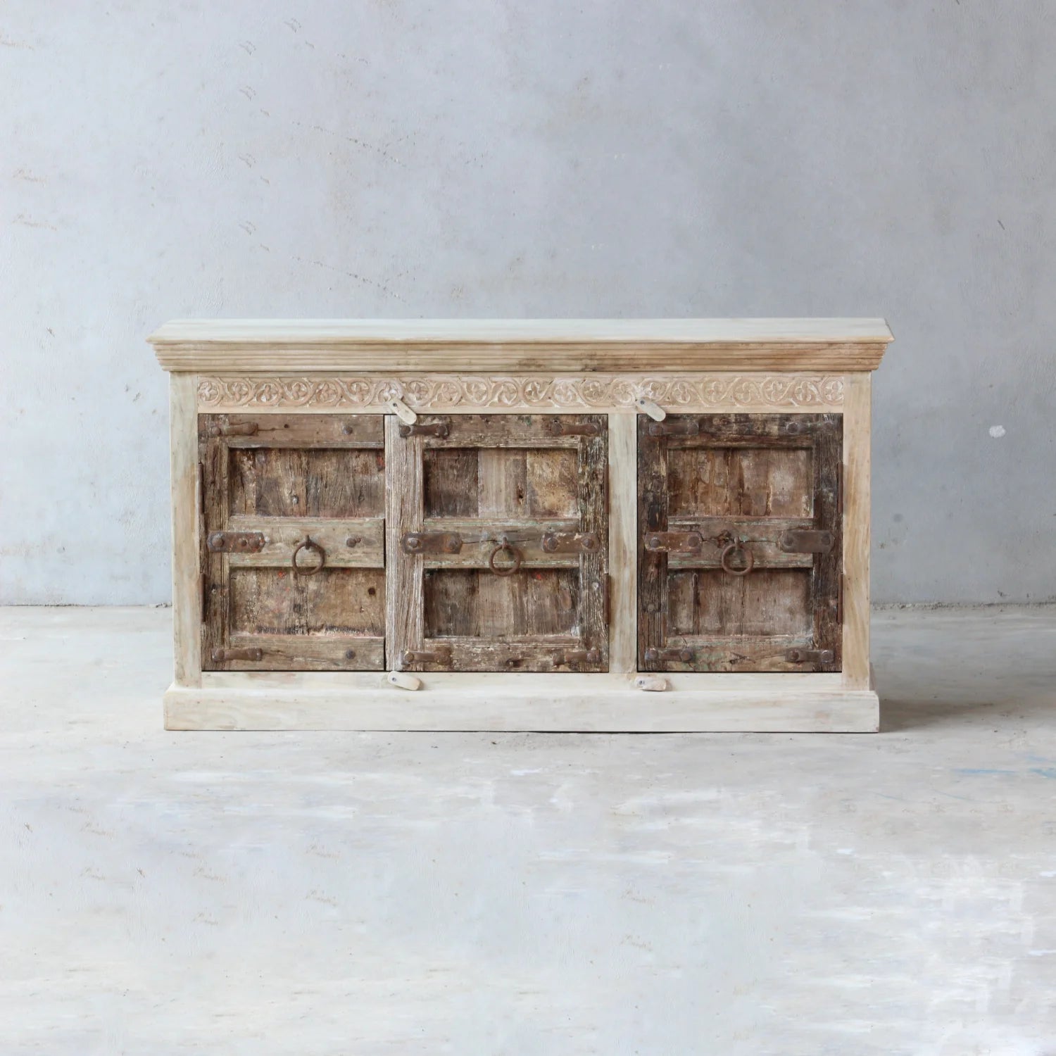 Vintage Indian Timber Sideboard - 150x40x80cm | Assorted Designs