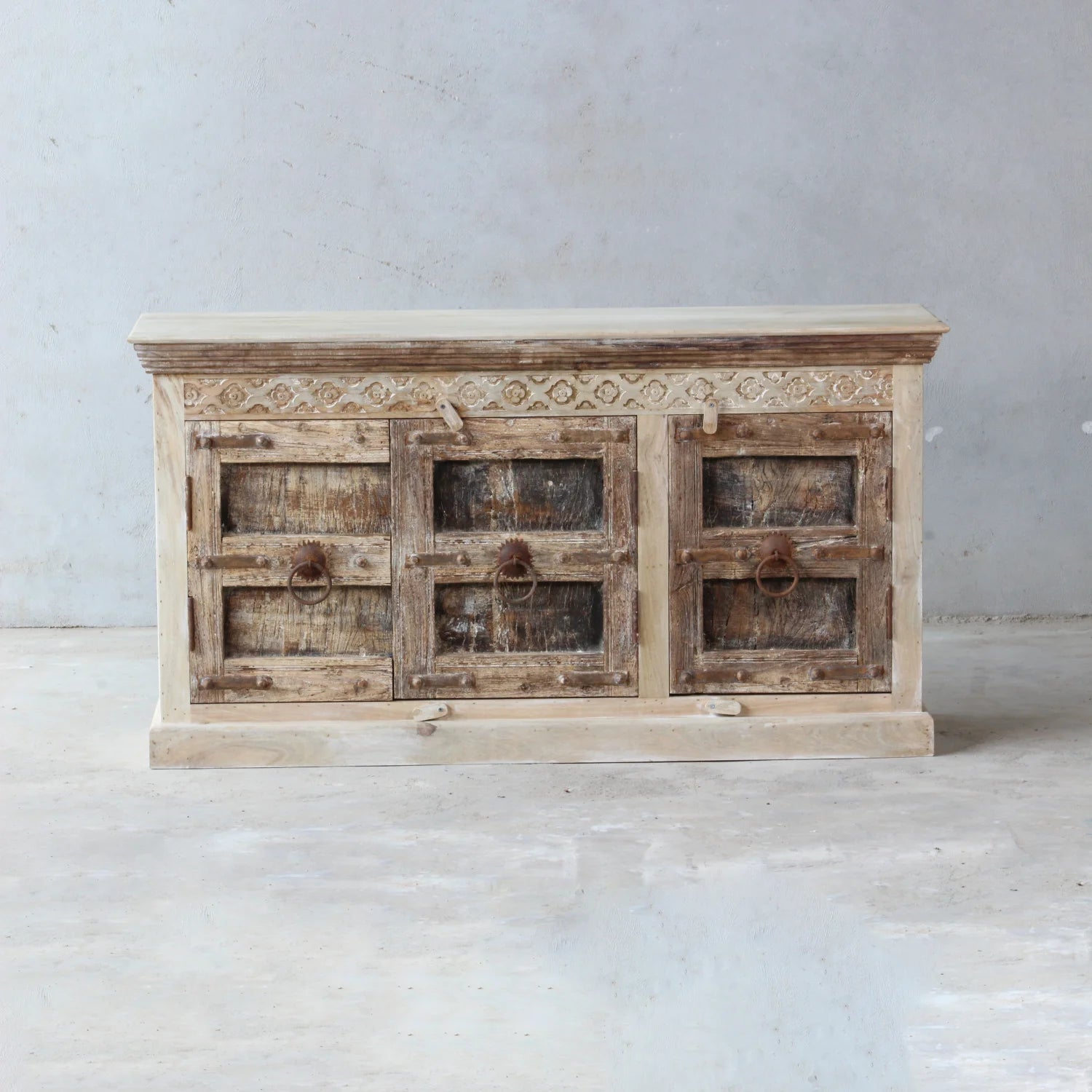 Vintage Indian Timber Sideboard - 150x40x80cm | Assorted Designs