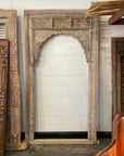 Acid Wash Carved Indian Arch Frame - 143x253.5cm | Made To Order