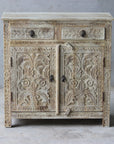 Adah Indian Carved Cabinet