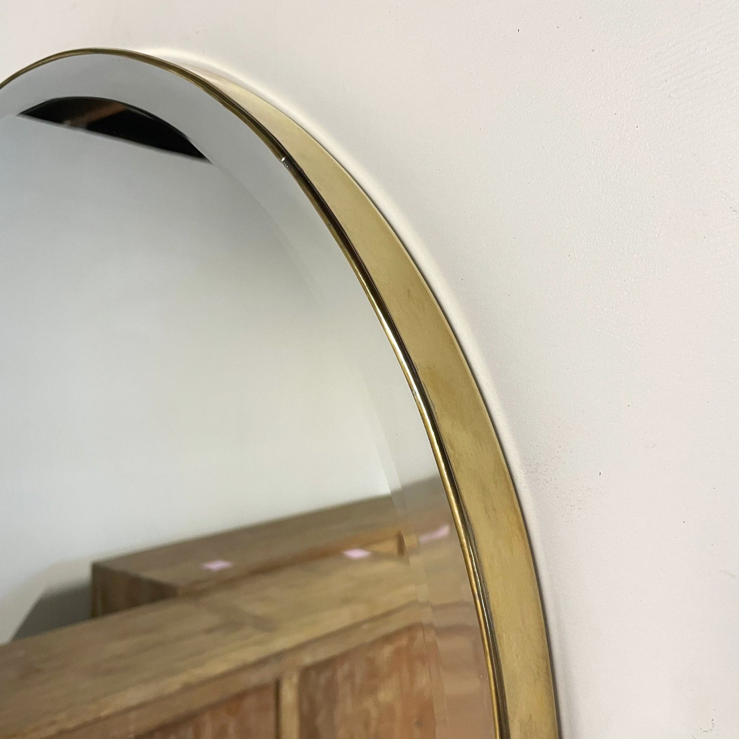 Arch Metal Bevelled Mirror 60x80cm