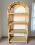 Arch Rattan Book Shelf 90x45x190 | Made To Order