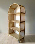 Arch Rattan Book Shelf 90x45x190 | Made To Order