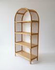 Arch Rattan Book Shelf 90x45x190 | Made To Order