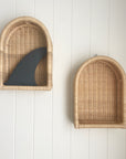 Zion Arch Rattan Wall Shelf Deep