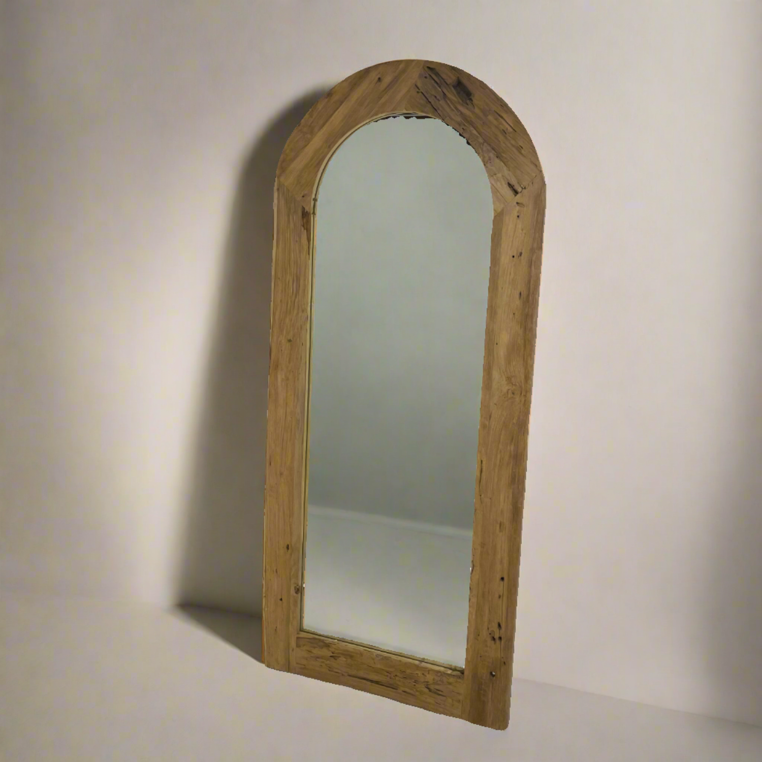 Arch Teak Mirror 80x180cm