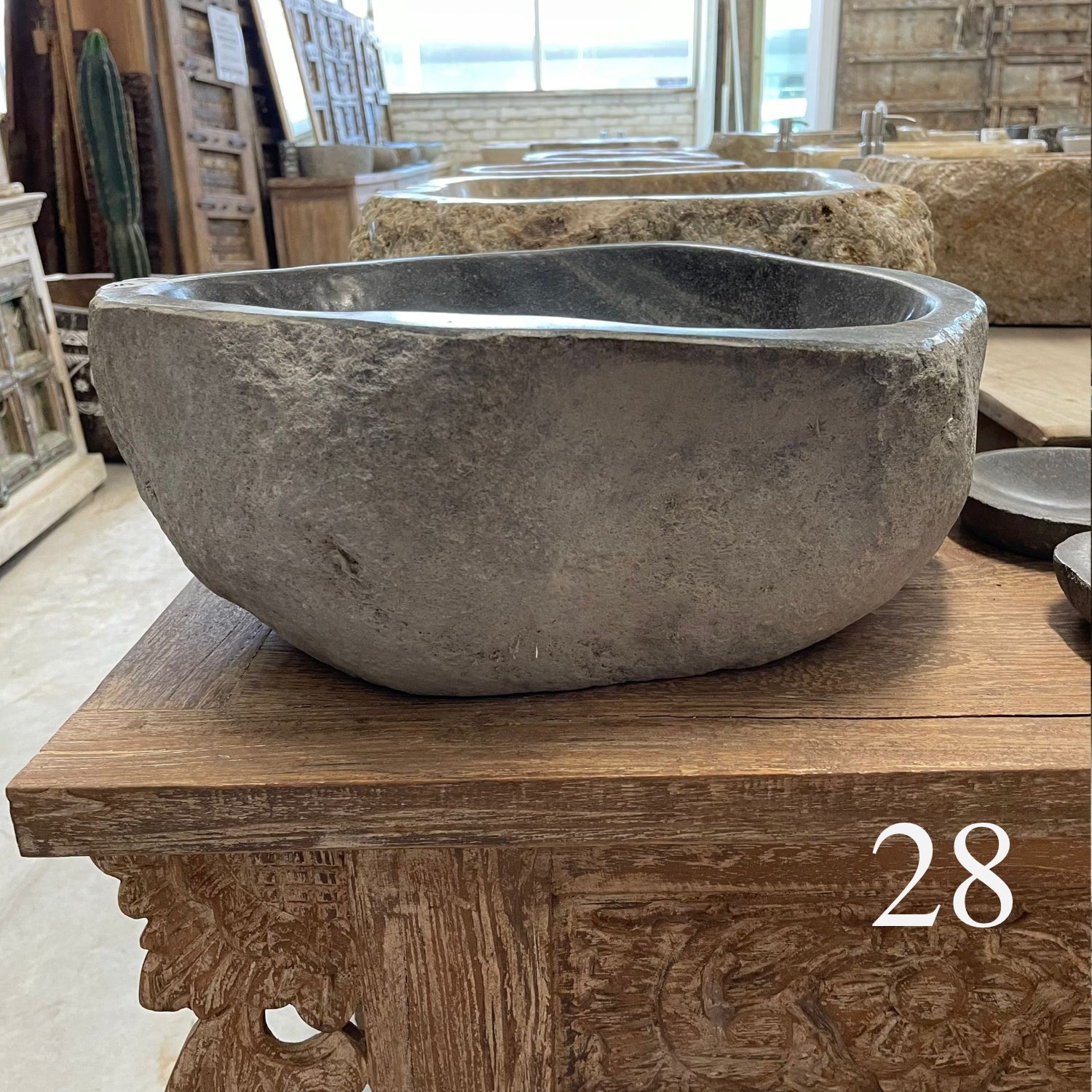 Small River Stone Basins | Assorted Sizes