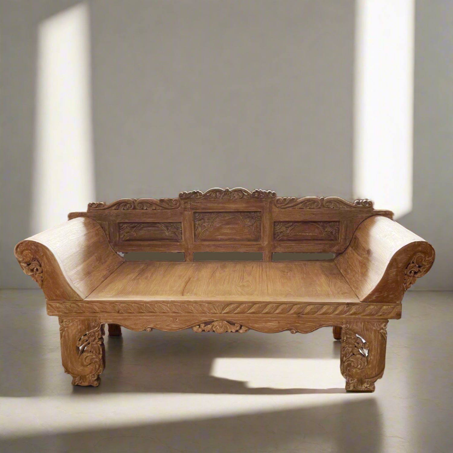 Sanur Balinese Timber Daybed - 250cm | Made To Order