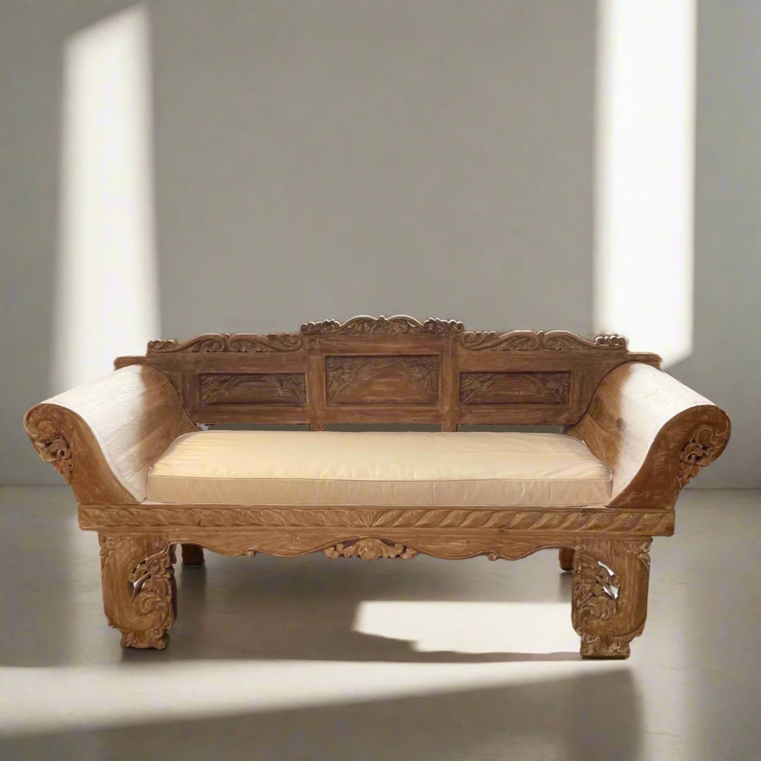 Sanur Balinese Timber Daybed - 250cm | Made To Order