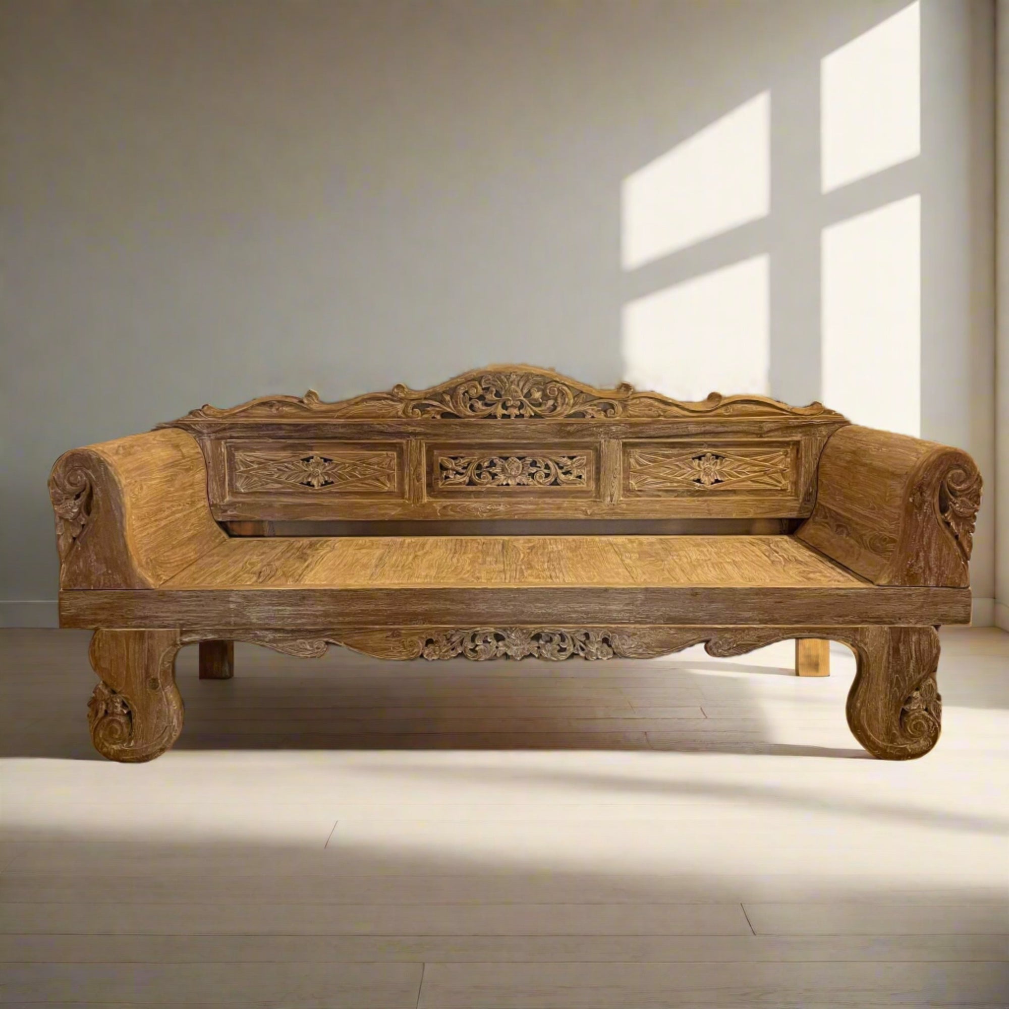 Ubud Balinese Timber Daybed - 250cm | Made To Order