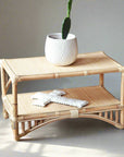 Natural Bangalow Split Cane Coffee Table
