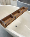 Ornate Teak Bath Caddy Box
