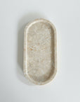 Beige Marble Stone Oval Dish