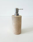 Beige Marble Stone Soap Dispenser