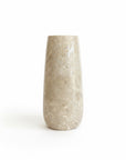 Beige Marble Stone Vase 24x10cm