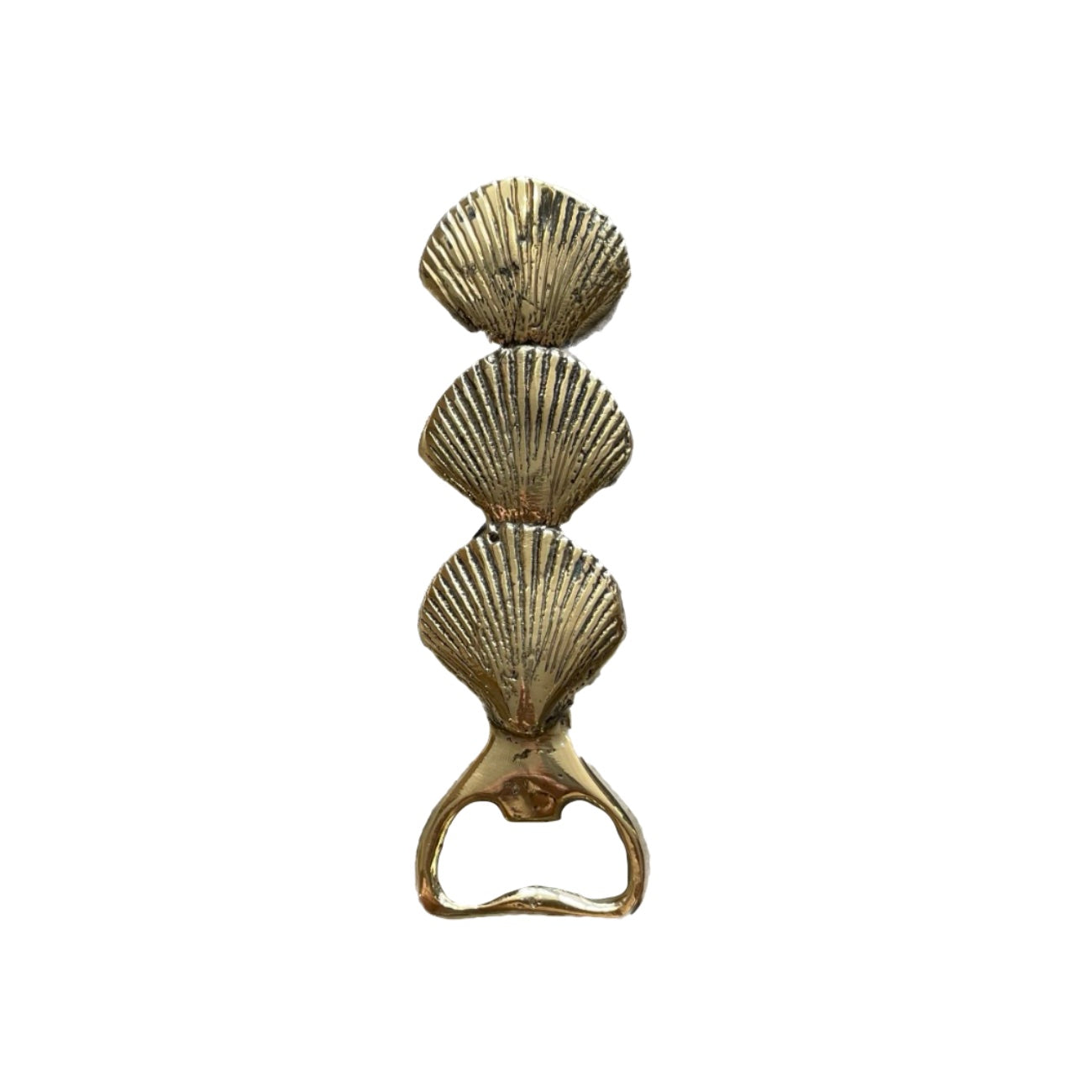 Brass Clam Shell Bottle Opener