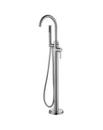 Otus Bath Filler & Hand Shower Floor Mixer - Brushed Nickel | Pre Order