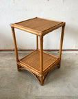 Caramel Bangalow Rattan Side Table | Made To Order