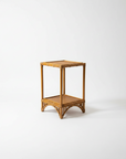 Caramel Bangalow Rattan Side Table | Made To Order