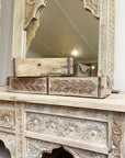 Carved Indian Vintage Timber Brick Mould - Double