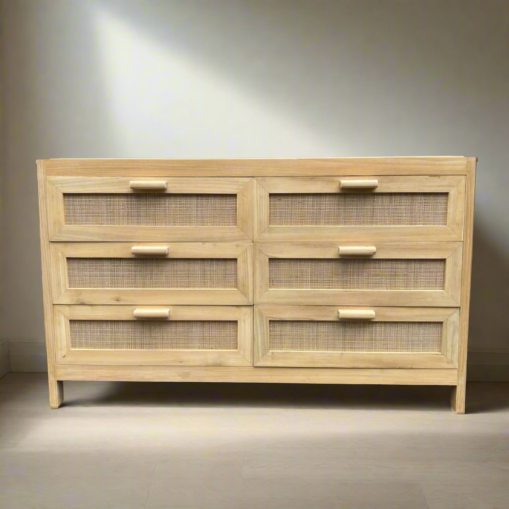 Casa Chest of 6 Timber Drawers
