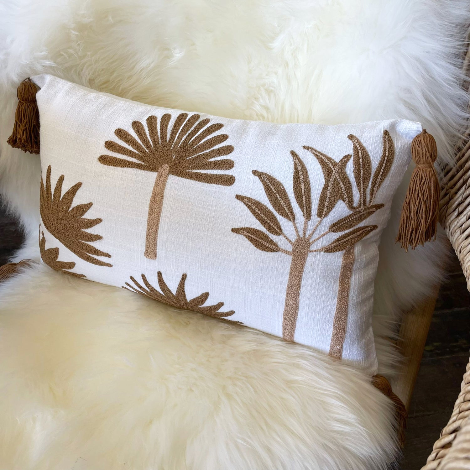 Chocolate Desert Oasis Lumbar Cushion 30x50cm