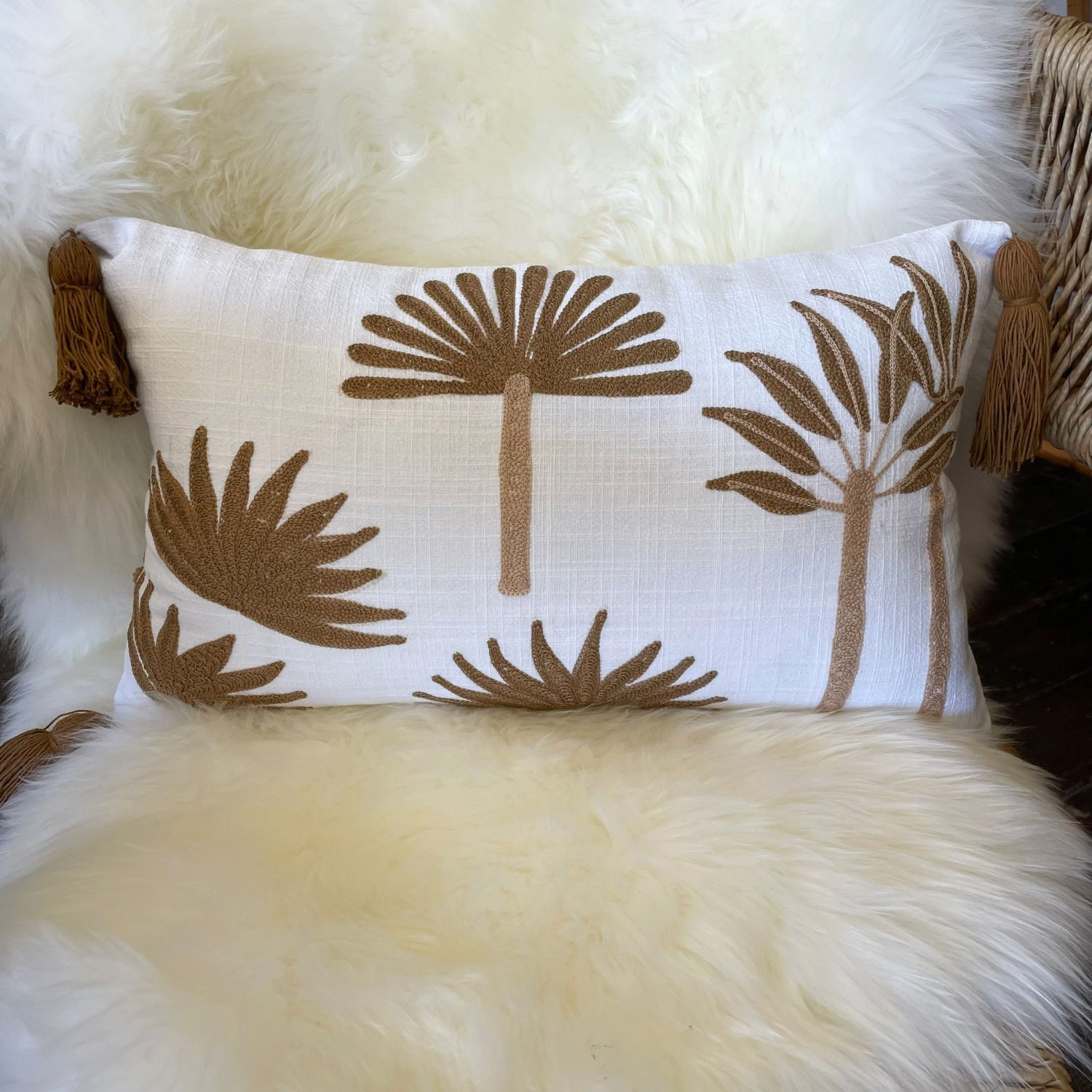 Chocolate Desert Oasis Lumbar Cushion 30x50cm