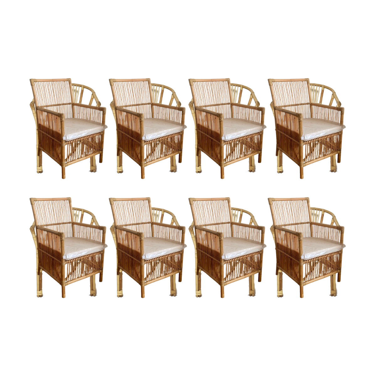 Cove Rattan Chair - Set of 8
