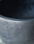 Oval Concrete Terrazzo Stone Bath 1500x900x550mm - Dark Grey