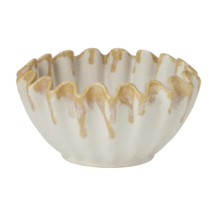 Dulce Ceramic Bowl 24.5x12.5cm Beige