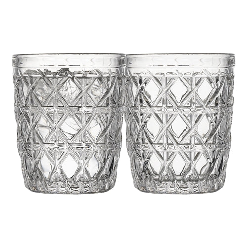 Ecology Rattan Tumblers - Set of 4