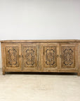 Eden White Wash Carved Teak Sideboard - 180cm Length