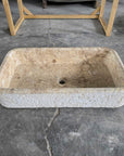 Grand Hammered Marble Stone Basin 01