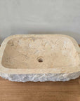 Oval Natural Marble Stone Basin 02