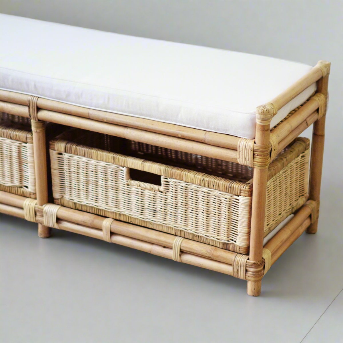 Gratitude Rattan Bench Seat – Paradise Living - Main Image