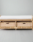 Gratitude Rattan Bench Seat