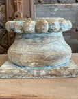 Large Indian Pillar Base Candle Stand - Assorted Designs