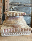 Large Indian Pillar Base Candle Stand - Assorted Designs