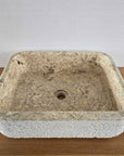 Hammered Marble Stone Basin 02
