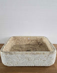 Hammered Marble Stone Basin 03