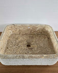 Hammered Marble Stone Basin 04