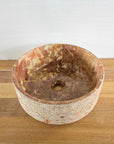 Hammered Round Red Marble Stone Basin 10
